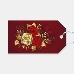 Drei Schmuckstücke Rose Geschenkanhänger