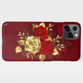 Drei Schmuckstücke Rose iPhone Hülle (Rückseite (Horizontal))
