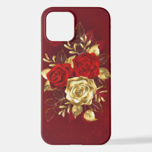 Drei Schmuckstücke Rose iPhone 12 Hülle