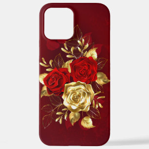 Drei Schmuckstücke Rose iPhone 12 Pro Max Hülle