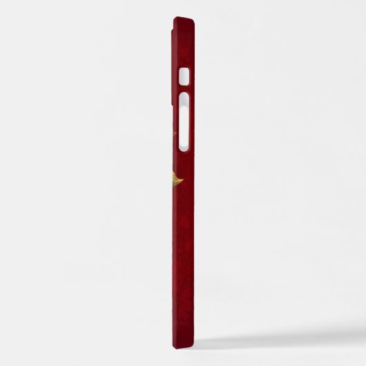 Drei Schmuckstücke Rose iPhone Hülle (Linke Seite)