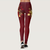 Drei Schmuckstücke Rose Leggings (Rückseite)