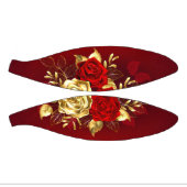 Drei Schmuckstücke Rose Mini Basketball (Panele)