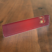 Drei Schmuckstücke Rose Namensplakette (Seite)