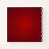 Drei Schmuckstücke Rose Notizblock (Rückseite)