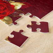 Drei Schmuckstücke Rose Puzzle (Seite)
