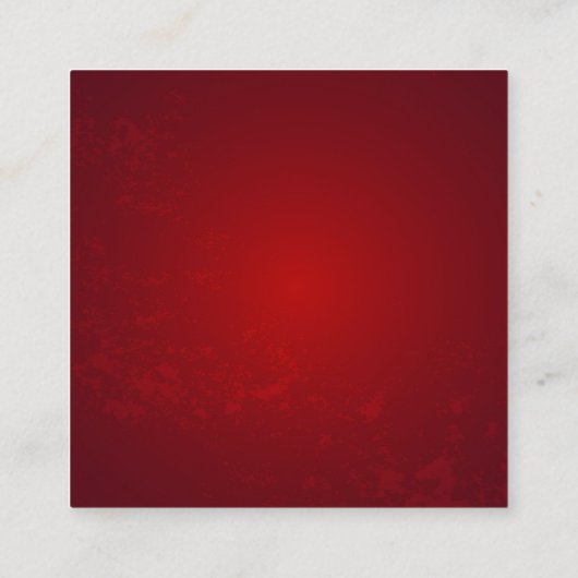 Drei Schmuckstücke Rose Quadratische Visitenkarte (Rückseite)