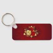 Drei Schmuckstücke Rose Schlüsselanhänger (Rückseite)