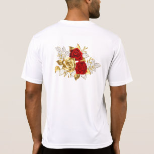 Drei Schmuckstücke Rose T-Shirt