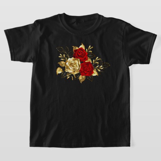 Drei Schmuckstücke Rose T-Shirt (Ablage )