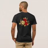 Drei Schmuckstücke Rose T-Shirt (Schwarz voll)