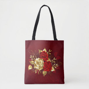 Drei Schmuckstücke Rose Tasche