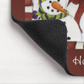 Drei Schneemänner Mousepad (Ecke)