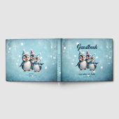 Drei schöne Pinguine Gästebuch (Voll)