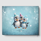 Drei schöne Pinguine Gästebuch (Rückseite)