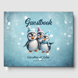 Drei schöne Pinguine Gästebuch