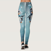 Drei schöne Pinguine Leggings (Rückseite)