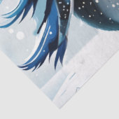 Drei schöne Pinguine Seidenpapier (Ausschnitt)