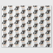 Drei schöne Puffin Stehender Cartoon Geschenkpapier (Flach)