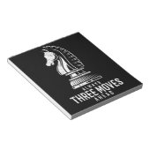 Drei Schritte voraus I Schach Matt Game Schach Stü Notizblock (angewinkelt)