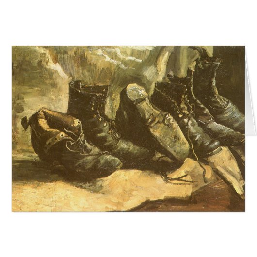 Drei Schuhpaare von Vincent van Gogh (Vorderseite (Horizontal))