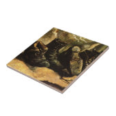 Drei Schuhpaare von Vincent van Gogh Fliese (Seite)