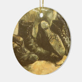 Drei Schuhpaare von Vincent van Gogh Keramikornament (Links)