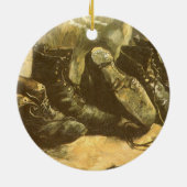 Drei Schuhpaare von Vincent van Gogh Keramikornament (Hinten)