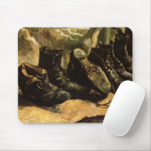 Drei Schuhpaare von Vincent van Gogh Mousepad (Mit Mouse)