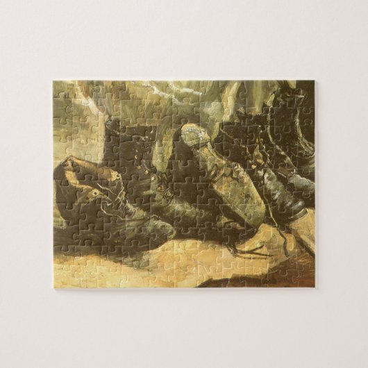 Drei Schuhpaare von Vincent van Gogh Puzzle (Horizontal)