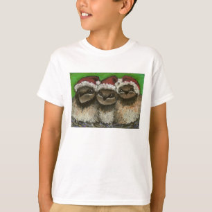 Drei Schwalben, die Weihnachtsliede singen T-Shirt