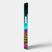 Drei Schwarz-Holen-Neon-Fraktal Case-Mate iPhone Hülle (Rückseite / Rechts)