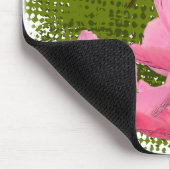 Drei schwebende Hübsche rosa Pupien Mousepad (Ecke)