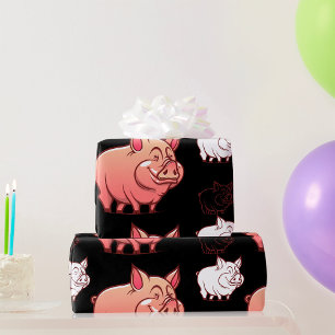 Drei Schweine Geschenkpapier