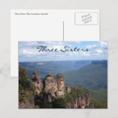 Drei-Schwestern-Ansicht Postkarte (Vorne/Hinten)
