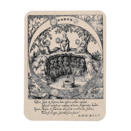 Drei Schwestern der Alchemie Magnet