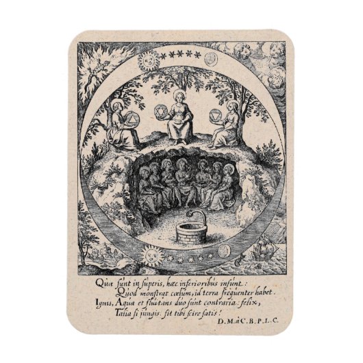 Drei Schwestern der Alchemie Magnet (Vertikal)