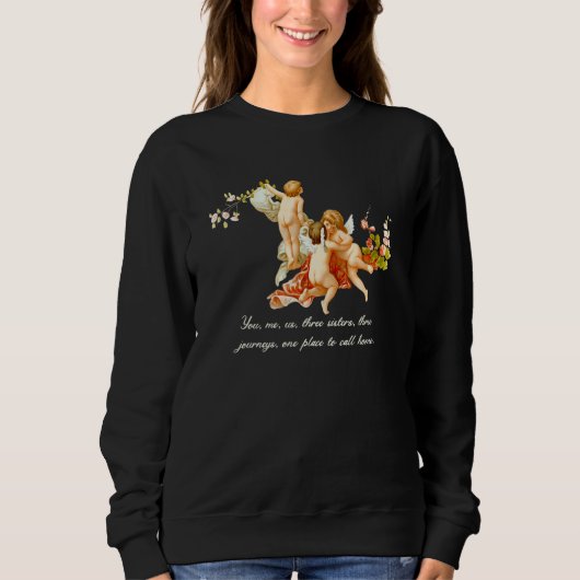Drei Schwestern Du Mich Uns Sweatshirt (Vorderseite)