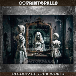 Drei Schwestern. Geist im Spiegel Seidenpapier