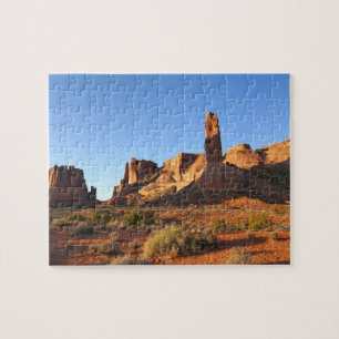 Drei Schwestern im Arches National Park Puzzle