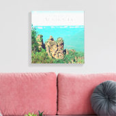 Drei Schwestern Katoomba landschaftlich Australien Leinwanddruck (Insitu (Wohnzimmer))