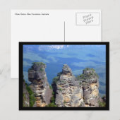 drei Schwestern nah Postkarte (Vorne/Hinten)