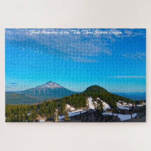 Drei Schwestern Oregon. Weihnachtsgrüße Jigsaw P Puzzle