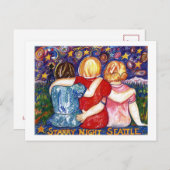 Drei Schwestern Postkarte (Vorne/Hinten)