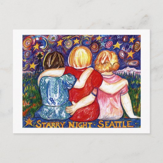 Drei Schwestern Postkarte (Vorderseite)