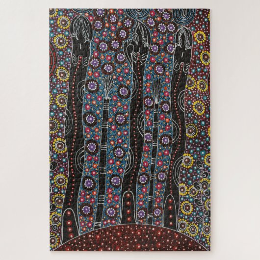 Drei Schwestern von Cindy Wallace Puzzle (Vertikal)