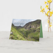 Drei Schwestern von Glencoe, Berge, Schottland Karte (Gelbe Blume)