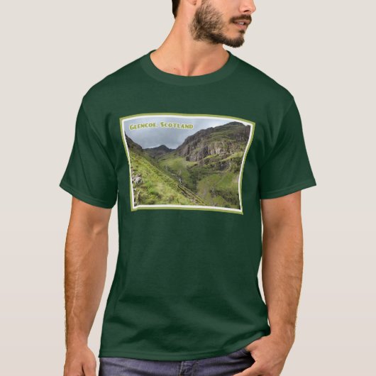Drei Schwestern von Glencoe, Berge, Schottland T-Shirt (Vorderseite)