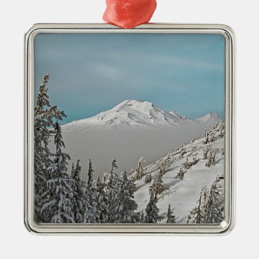 Drei Schwestern von JunggeselleButte - kein Text Silbernes Ornament (Vorne)