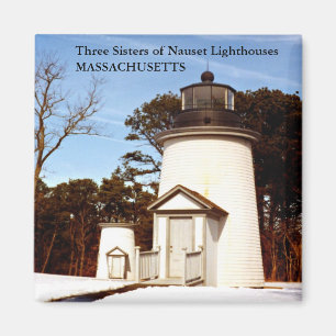 Drei Schwestern von Nauset Lighthouses Magnet
